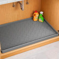 Jin&Bao Waterproof Under Sink Mat 28" x 22", Thick Silicone Mat Cabinet Protector for Kitchen and Bathroom, Shelf Liner, Home Organizer and Storage, Multipurpose Tray for Gadgets and Essentials