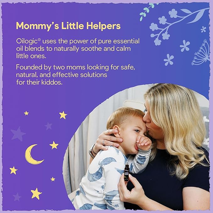 Oilogic Bath Baby Essentials (Slumber & Sleep, Stuffy Nose & Cough) - Gentle Baby All-Over Wash with Essential Oils to Soothe, Calm & Comfort - Pediatrician-Tested & Safe for Babies & Toddlers