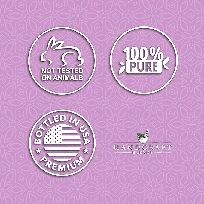 Handcraft Blends Lavender Essential Oil – 1 Fl Oz – 100% Pure and Natural – Premium Grade Essential Oil for Diffuser and Aromatherapy, Skin, Massage, Candle and Soap Making Fragrance