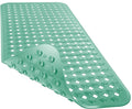 Yimobra Bathtub Mat Non Slip, Super Strong Suction Cups, 27.5"x15.5" Long Shower Mat with Drain Holes, Machine Washable Fast Draining Bath Mats, Bathroom Essentials,MARRS Green