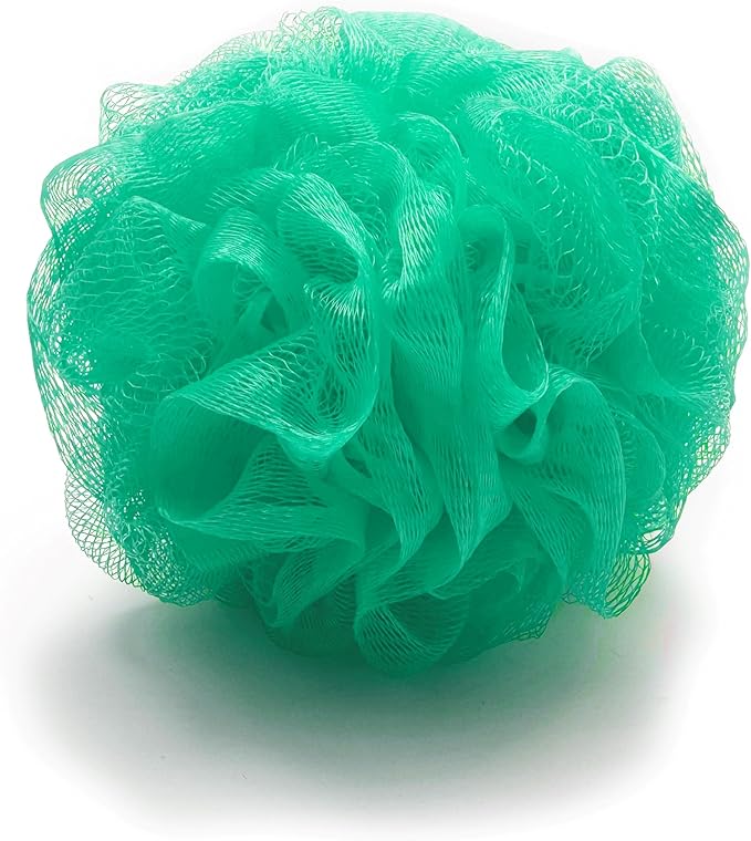 Amazon Basics Bath and Shower Loofah, Multicolor, Pack of 6