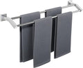 Alise Double Bath Towel Bars Towel Racks for Bathroom Lavatory,Wall Mount Towel Holder Heavy Duty SUS304 Stainless Steel Towel Hanger Towel Rail,Polished Chrome,28 Inch