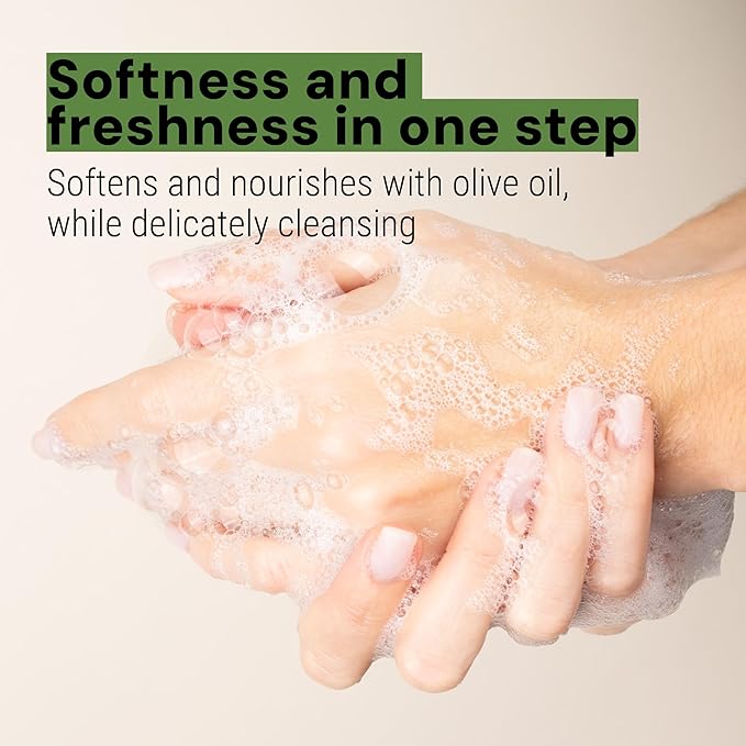 Panier des Sens - Liquid Hand Soap Limited Edition - French Hand Wash with Olive Oil - Marseille Moisturizing Liquid Soap - Refillable Kitchen & Bathroom Soap - 98% Natural - Glass Bottle 16.9 Floz