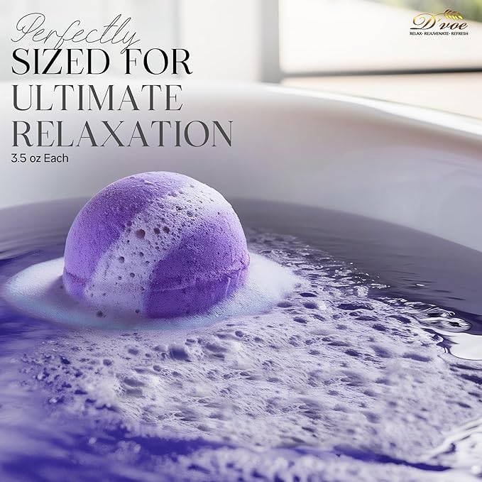 Bath Bombs Gift Set, XXL 4.2oz 12Pcs. All Natural Handmade Bathbombs With Organic Essential oils, Moisturizing Shea Butter/ Bath Salts for Relaxation/ Stress Relief .Great for any Occasions