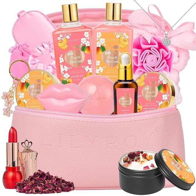 Christmas Gifts for Women Gift -20-Piece Luxury Bath and Body Gift Bath Gift Set for Women, Spa Gift Sets | Perfect for Mothers Day, Birthday Gifts, Anniversary, Holiday Gift for Her, Gifts for Mom