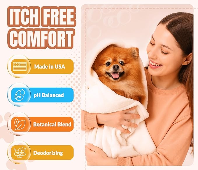 ALFIE'S CHOICE Puppy Shampoo and Conditioner Set | 16 fl oz Each | for Sensitive & Itchy Skin | Puppies, Adults & All Breeds of Dogs