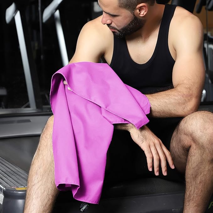 Rainleaf Microfiber Towel Perfect Travel & Gym & Camping Towel. Quick Dry - Super Absorbent - Ultra Compact - Lightweight. Suitable for Trip, Beach, Shower, Backpacking, Pool