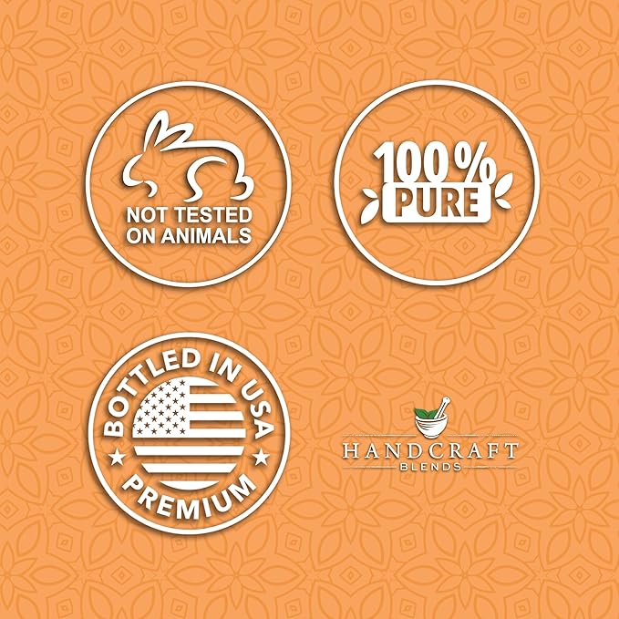 Handcraft Blends Orange Essential Oil – 1 Fl Oz – 100% Pure and Natural – Premium Grade Essential Oil for Diffuser and Aromatherapy, Skin, Massage, Candle and Soap Making Fragrance