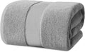 Infinitee Xclusives – Luxury Bath Sheets Towels – 1 Pack 600 GSM (35X70 Inches) – 100% Ring Spun Cotton Large Bath Towels for Bathroom (Charming Grey, Bath Sheets - Pack 1)