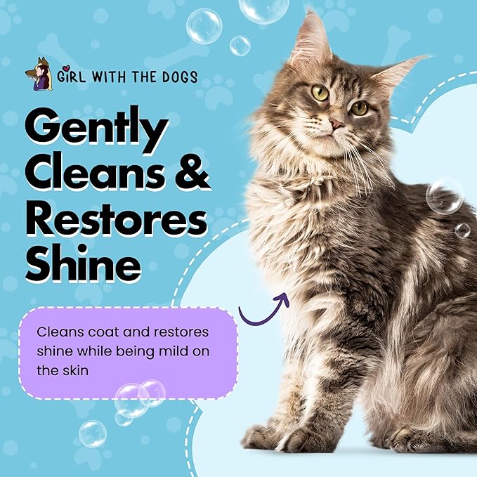 Pure Fur! by Girl With The Dogs - Made in USA - Sensitive Skin Pet Shampoo, 1 Gallon