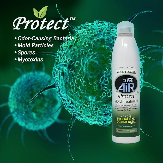 Protect Home & Commercial Mold-Odor Treatment 4 Bedroom Home Bundle (4) 8oz. (2) 14 oz.
