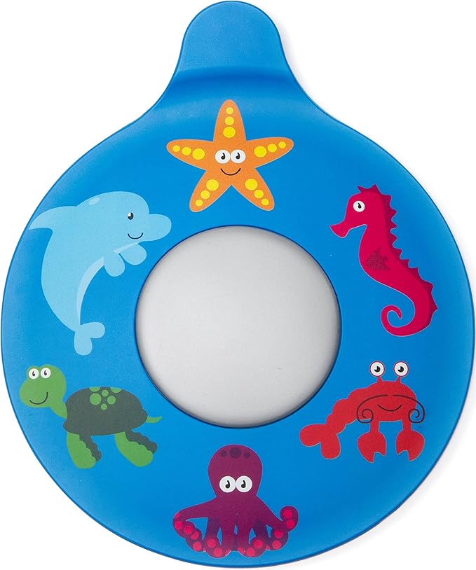 Fun Heavy Duty Bathtub Stopper for Kids, Secure Drain Cover for Bath Tubs, Sinks, and Laundries, 100% BPA Free Silicone