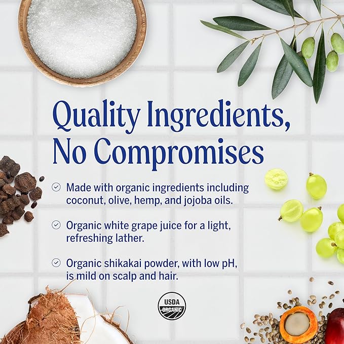 Dr. Bronner's - Organic Sugar Soap (Lemongrass, 64 Ounce) - Made with Organic Oils, Sugar and Shikakai Powder, 4-in-1 Use: Hands, Body, Face and Hair