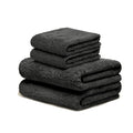 Italic Serene Ultraplush Cotton Towel Set, 4-Piece, 2 Bath Towels + 2 Hand Towels, Charcoal, Large, 800GSM, 100% Cotton, Heavy Duty, Resort Grade Towels (Charcoal)