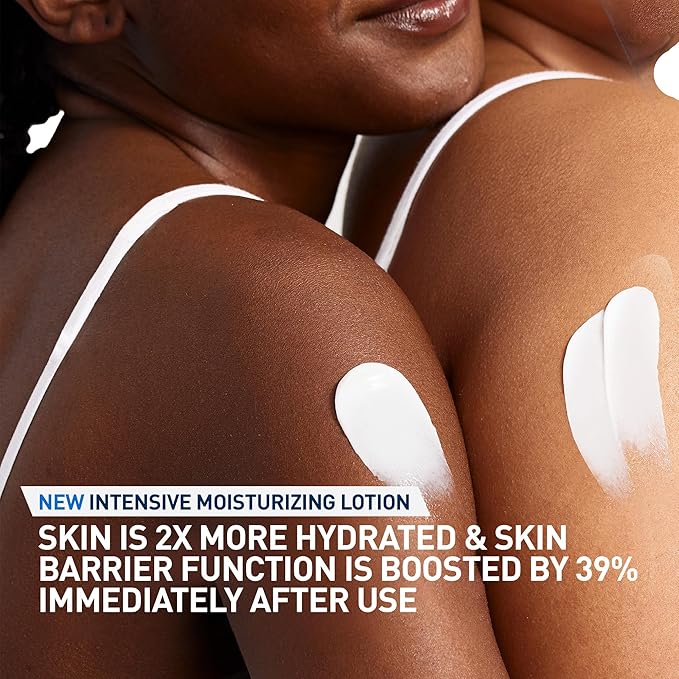 CeraVe Intensive Moisturizing Lotion, Hydro-Urea + Shea Butter, Body Lotion For Dry Skin, Relieves Signs Of Extra Dry Skin, Non Greasy Hydrating Cream For Rough, Tight, Red & Itchy Skin, 8oz