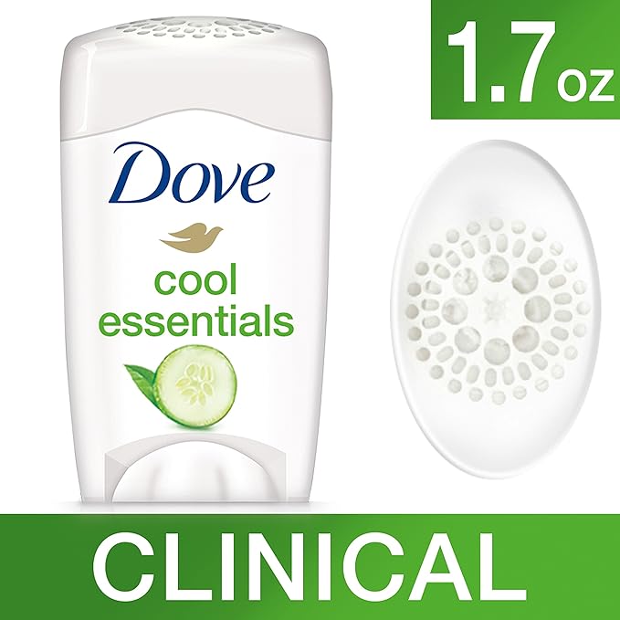 Dove Clinical Protection Antiperspirant, Cool Essentials, 1.7 Ounce (Pack of 1)