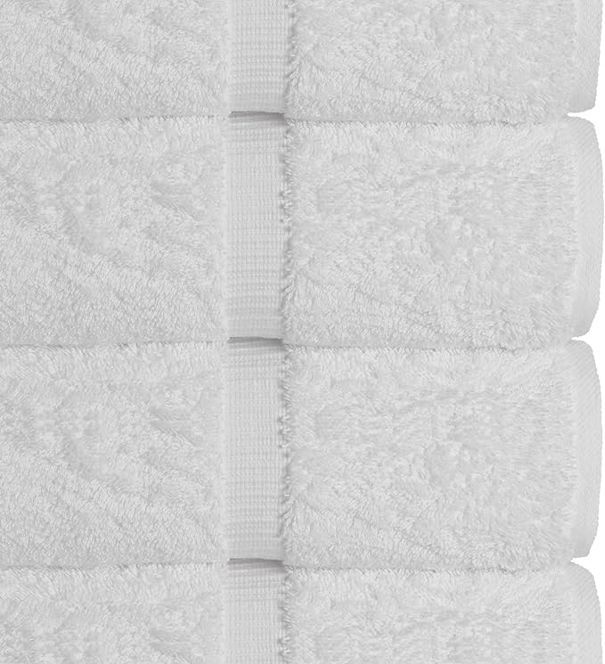 Chakir Turkish Linens Luxury Spa and Hotel Quality Premium Turkish Cotton 6-Piece Towel Set (2 x Bath Towels, 2 x Hand Towels, 2 x Washcloths)