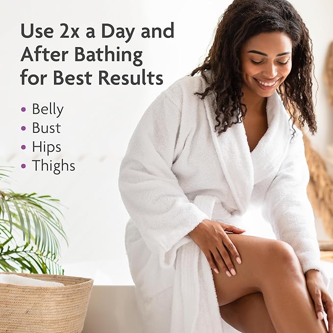 TriLASTIN Belly Oil (3.4oz) | Vitamin-Infused Stretch Mark Oil | Body Serum for Scars, Stretch Marks, and Moisturizing | Paraben-Free and Hypoallergenic