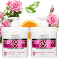 Advanced Clinicals Bulgarian Rose Lotion For Women | Rose Scented Vitamin C Body Lotion Cream | Anti Aging Vitamin E Moisturizer Body Butter Improves Look Of Sagging Dry Skin & Texture, 16 Oz, 2-Pack