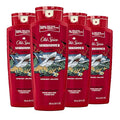 Old Spice Cleansing Body Wash for Men, 3X Defense, 24/7 Shower Fresh with Lasting Scent, 2-in-1 Body & Face Wash, Sharkhammer Scent, 24 oz (Pack of 4)