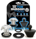 TubShroom Ultra Revolutionary Bath Tub Drain Protector Hair Catcher/Strainer/Snare, Stainless Steel, Stainless Combo