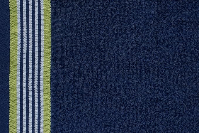 CASA COPENHAGEN He & She 2 Pieces Large Bath Sheet Set- Violet Indigo + Teal Green, 550 GSM, Designed in Denmark Made of Soft Egyptian Cotton for Bathroom, Kitchen & Shower