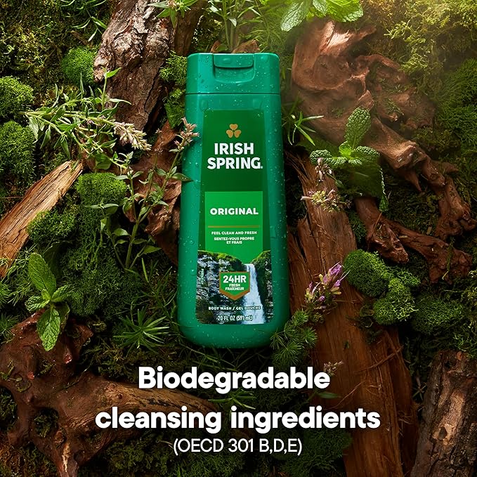 Irish Spring Original Clean Body Wash, 20 Oz, 2 Pack