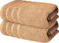 Infinitee Xclusives 100% Cotton Luxury Bath Towels Set of 2 (27x54 Inches) (Cosmic Sand, Bath Towels - Pack 2)