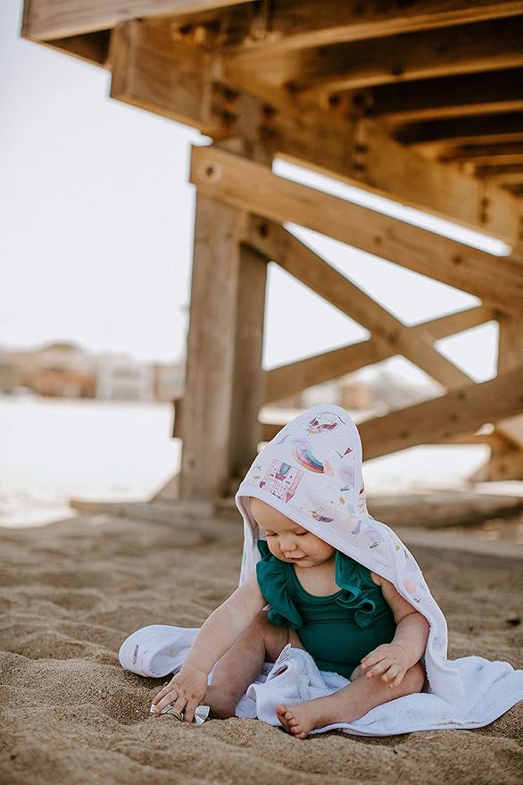 Copper Pearl Hooded Bath Towels Premium Knit/Terry Cloth Baby Towels with Hood, Pockets, and Cool Designs - Great to Gift and Make Bath Time Fun - Baby Bath Towel, Enchanted