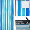 Quick Dry Towel Extra Large 78x35 Inch - Microfiber Beach Towel - Perfect for Beach, Travel, Swimming, Pool, Yoga, Hiking, Camping - Lightweight, Fast Drying, Compact for Adults (Maldives)