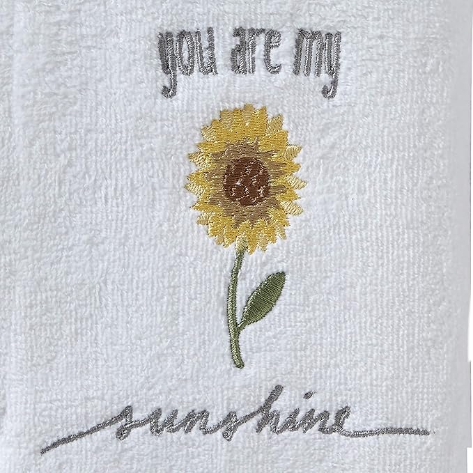 SKL Home by Saturday Knight Ltd. Sunshine Hand Towel (2-Pack), White