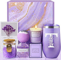 Gifts for Women, Mom - Relaxing Spa Gift Basket for Birthday, Mothers Day, Valentines Day, Christmas, Unique Gift ideas for Sister, Wife, Grandma, Gifts for Women Who Have Everything (T)