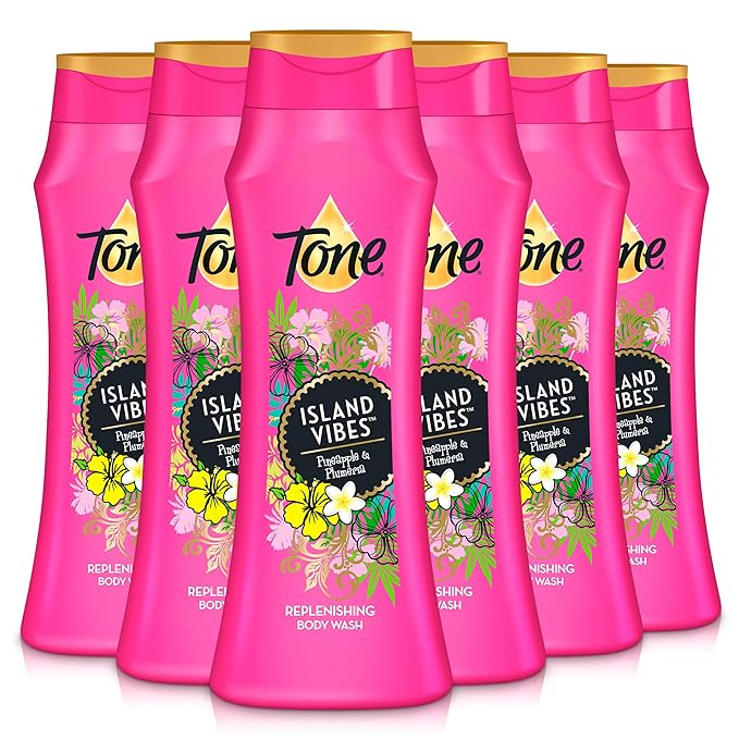 Tone Body Wash, Island Vibes, 16 fl oz (Pack of 6)