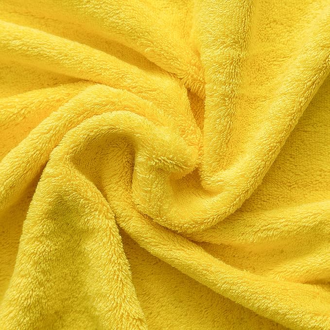 Cotton Paradise 100% Cotton 40x80 Oversized Bath Sheet, Extra Large Turkish Bath Towels for Bathroom, Yellow Bathsheet