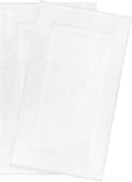 Cotton Paradise 100% Cotton Bath Mats for Bathroom Floor Set of 2 Pack, 20x34 Soft Absorbent Washable Quick Dry Tub Bathmat, White Towel Bath Mat