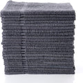 SIMPLI-MAGIC Cotton Hand Towels 16"x27" (12 Pack) – Soft Towels for Bathroom, Kitchen, Salon & Gym (Gray)