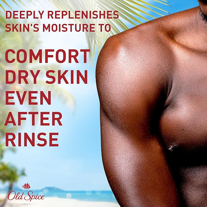 Old Spice Body Wash GentleMan’s Super Hydration for Men, 24/7 Renewing Moisture, Gentle on Skin with Skin Conditioners, Fiji with Palm Tree + Coconut Scent, 20 oz