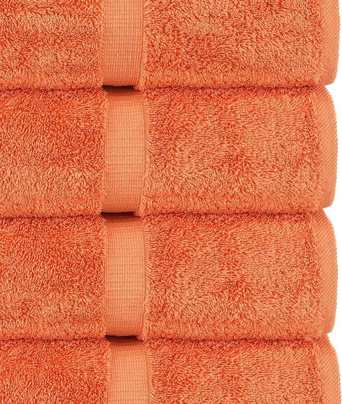 Chakir Turkish Linens, 100% Cotton Premium Quality Turkish Bath Sheets (35''x70'' Large Bath Sheet Towels - Coral)