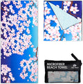Elite Trend Quick Dry Towel Extra Large 78x35 Inch - Microfiber Beach Towel - Perfect for Beach, Travel, Swimming, Pool, Yoga, Hiking, Camping - Lightweight, Fast Drying, Compact for Adults (Sakura)
