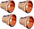 (4-Pk) EZ-FLUID 1" C X FIP LF Copper Female Adapter Pressure Copper Fittings,Sweat Solder Connection for Residential,Commercial Plumbing Pipe.