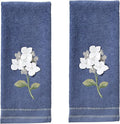 SKL Home Farm Hydrangea Hand Towel (2-Pack), Blue