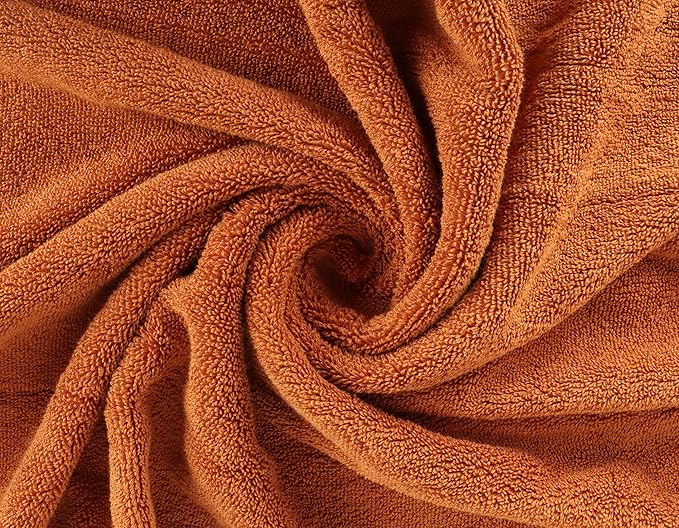 Delara Organic Cotton Luxuriously Plush Washcloths Pack of 6 | GOTS & Oeko-TEX Certified | Premium Quality Face Towels | Feather Touch Technology|650 GSM Long Staple|Soft, Quick Dry & Ultra-Absorbent