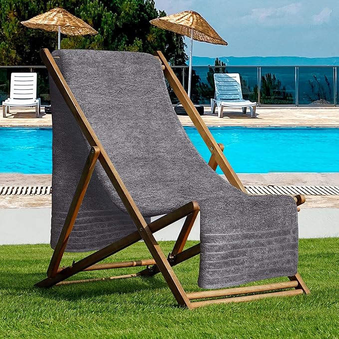 Tens Towels Pack of 1 Jumbo Bath Sheet 40 x 80 Inches, Extra Large & Light Weight, Quicker to Dry, 100% Cotton, Super Soft & Absorbent, Perfect to Wrap Yourself in, Dark Grey