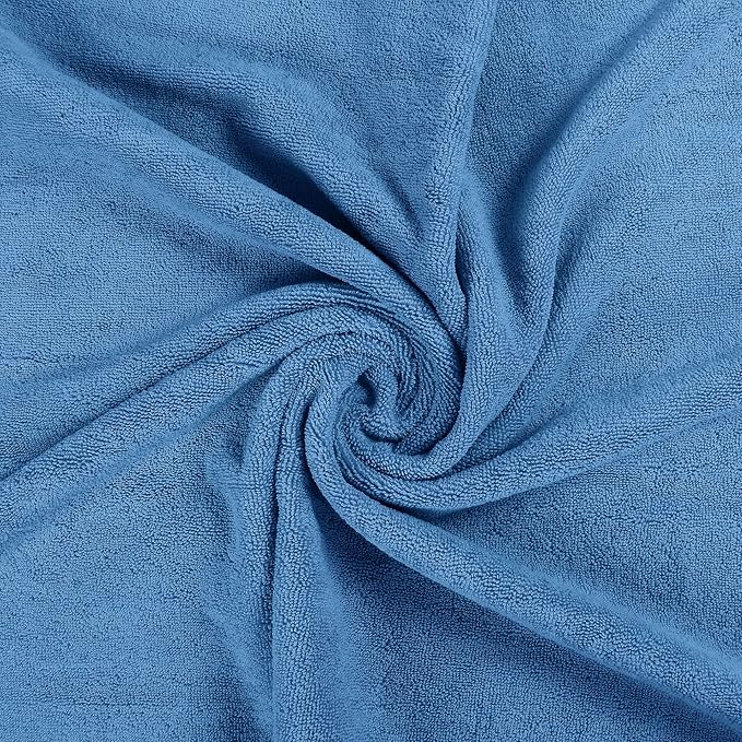 Utopia Towels 4 Pack Premium Bath Towels Set, 27 by 54 Inches, 100% Ring Spun Cotton 600GSM, Lightweight and Highly Absorbent Quick Drying Towels, Perfect for Daily Use, Electric Blue